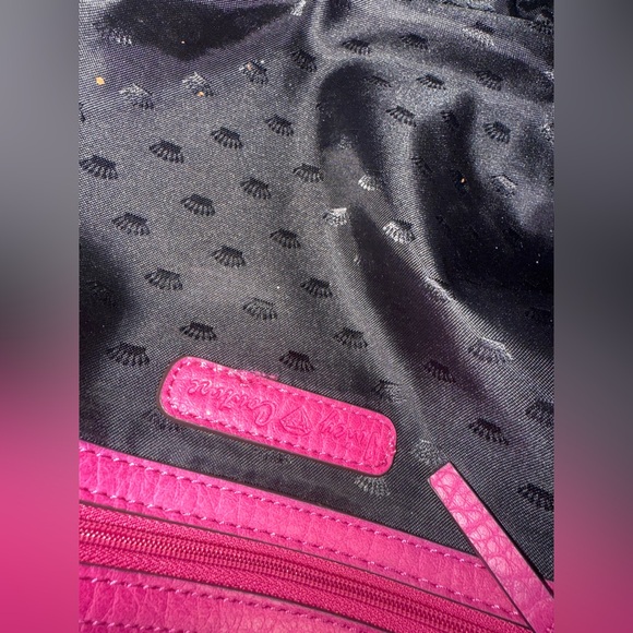 Juicy Couture Crossbody/Shoulder Bag Purse Barbie hot pink pebble leather - Picture 8 of 13